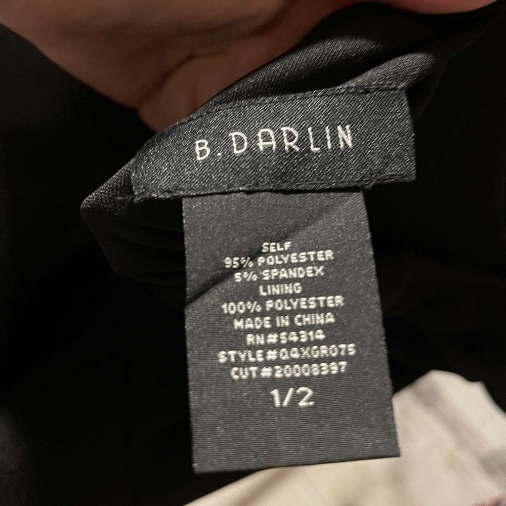 Dillard's Black Junior Dress